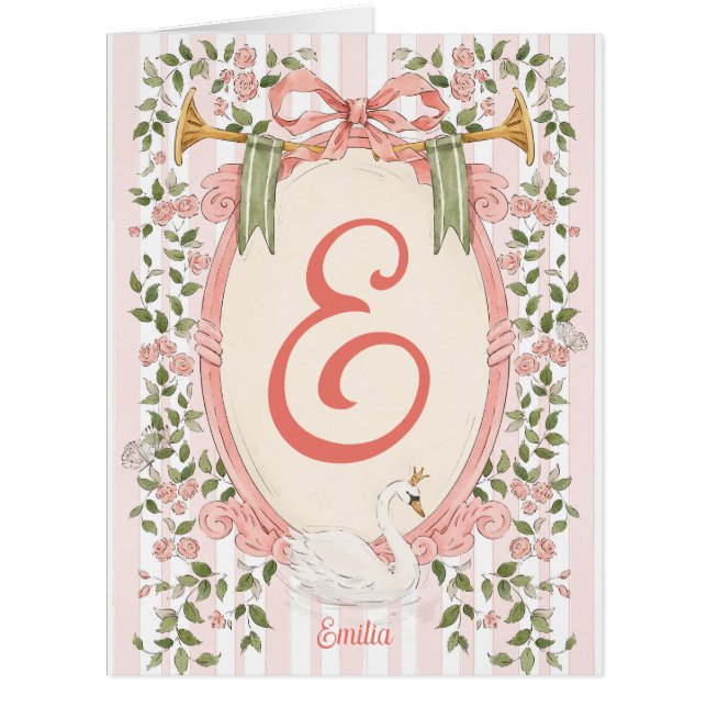 Anúncio do bebê - Princesa Swan (Frente)