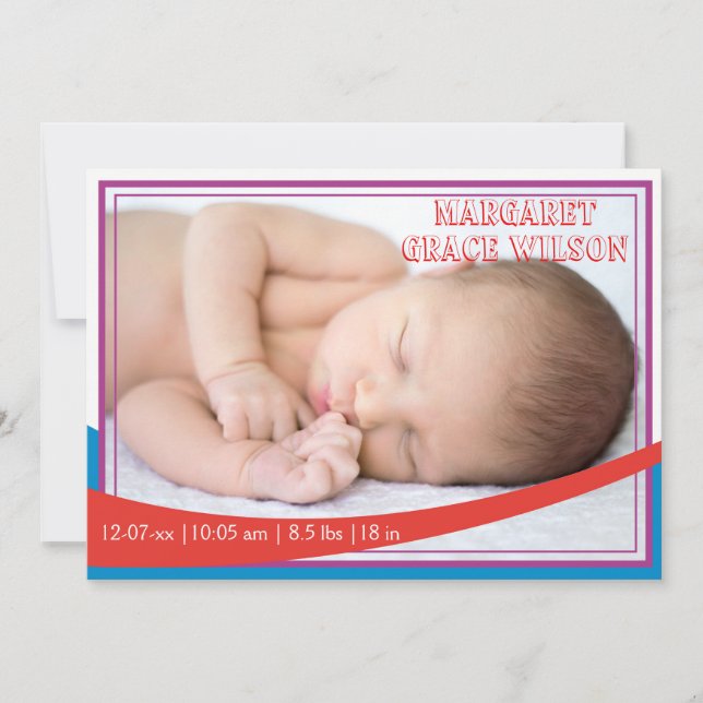 Anúncio do Bebê Retroativo (Frente)