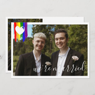 Anúncio do Casamento gay do Oração do Orgulho Arco