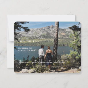 Anúncio do casamento Salvar a Data