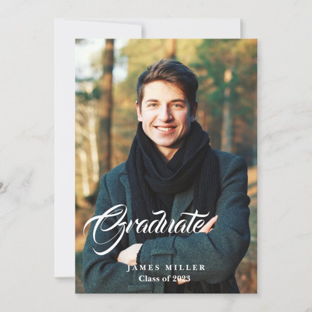 Anúncio do formando (Frente)