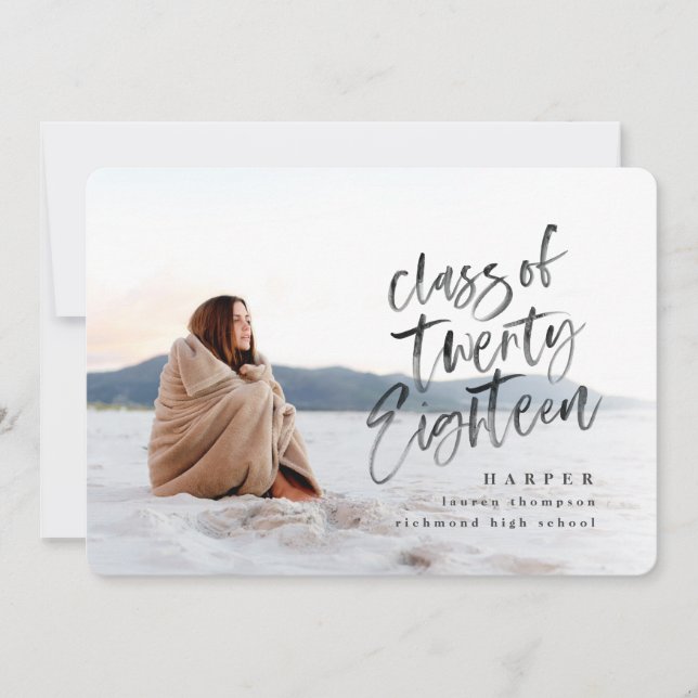 Anúncio do formando de 2018 (Frente)