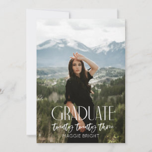 Anúncio do formando moderno de 2023