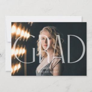 Anúncio do formando moderno minimalista de 2023