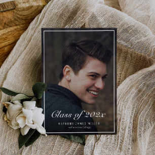 Anúncio do formandos de fotos clássico