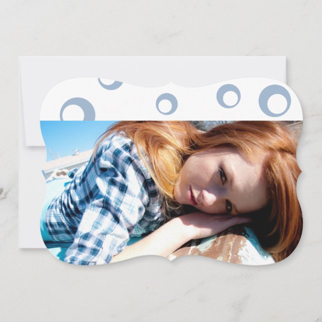 Anúncio do Mais velho 5 x 7 Mar Oceano de praia Ág (Frente)