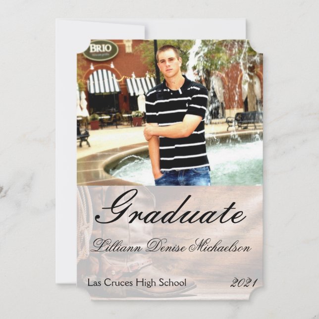 Anúncio do Mais velho 5x7 Boots Cowboy Boots Barn  (Frente)