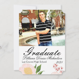 Anúncio do Mais velho 5x7 Pink Cosmos em Branco