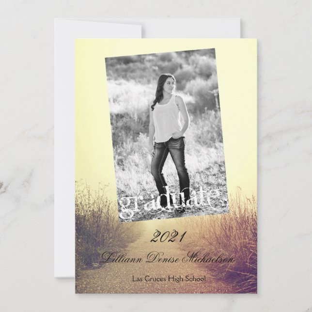 Anúncio do Mais velho 5x7 Via Sunrise Via Caminho  (Frente)