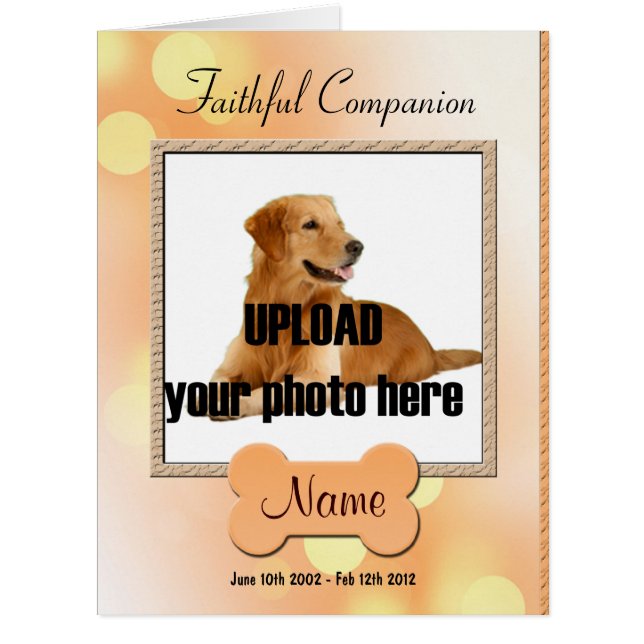 Anúncio do Memorial do Cachorro - Perda Pet (Frente)