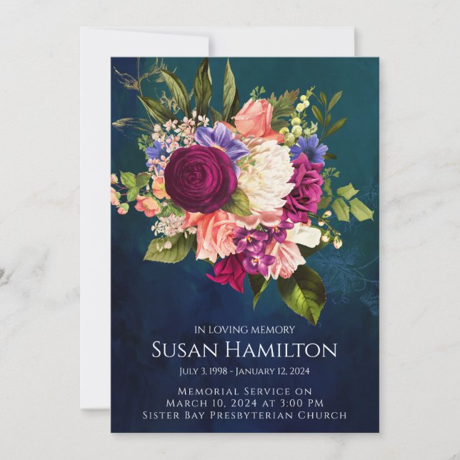 Anúncio do Memorial Floral Funeral do Marinho com  (Frente)