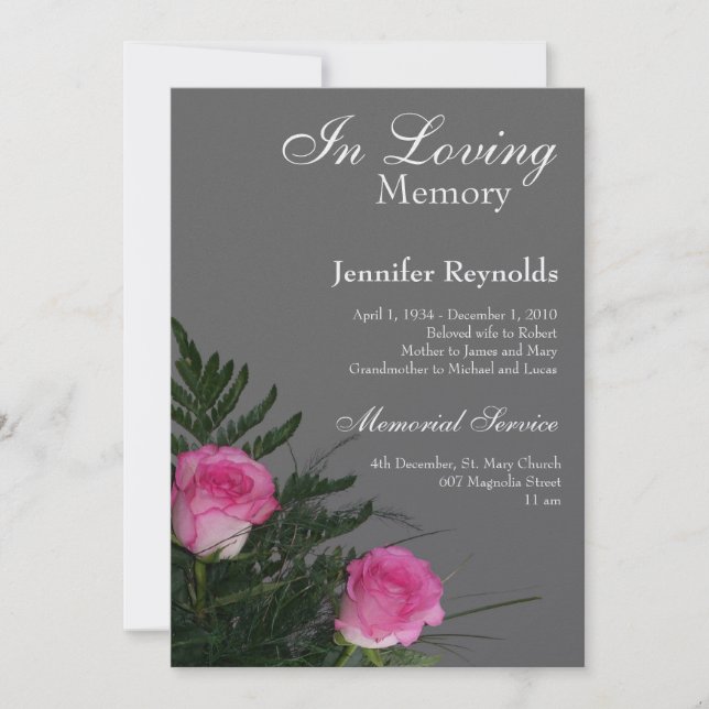 Anúncio do Memorial Loving (Frente)