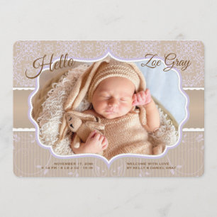 Anúncio do nascimento da foto do damasco