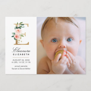 Anúncio do nascimento do monograma