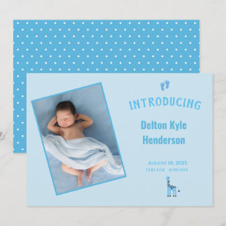 Anúncio do New born Baby Boy