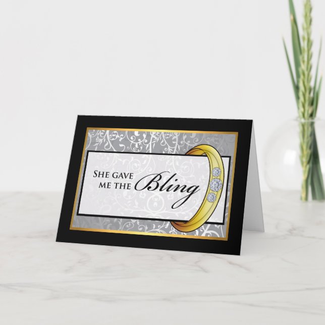 Anúncio do noivado, Casal lésbica, Bling (Frente)