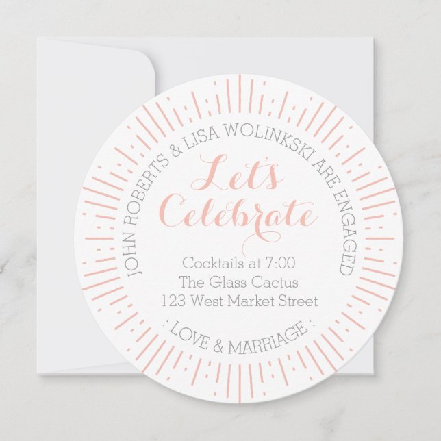 Anúncio do Noivado de inicialização (Frente)