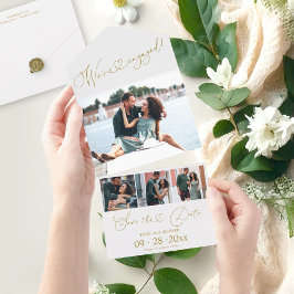 Anúncio Do noivado E Salvar A Data