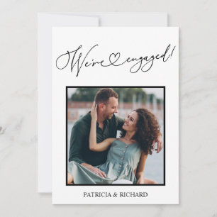 Anúncio Do noivado E Salvar A Foto Da Data