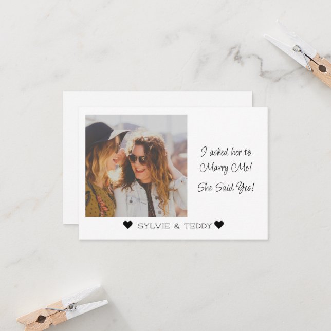 Anúncio do Noivado lésbico (Frente/Verso In Situ)