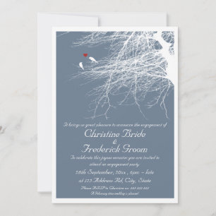 Anúncio do noivado Love Birds 2, 5"x7"