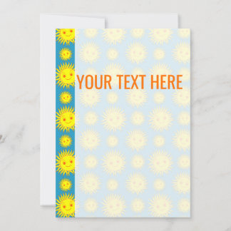 Anúncio do padrão de face amarelo