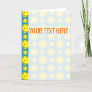 Anúncio do padrão de face amarelo