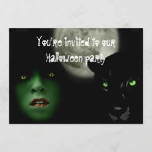 Anúncio do partido do Dia das Bruxas
