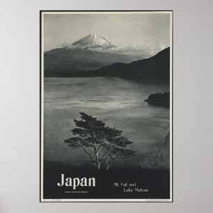 Anúncio do poster das viagens vintage de Japão