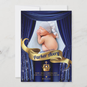 Anúncio do Príncipe Dourado Real Azul