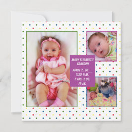 Anúncio do Rainbow Dots Baby