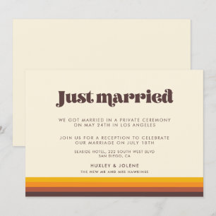 Anúncio do Recem casados com cores antigas dos an