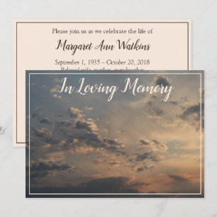 Anúncio do Serviço de Memória das Nuvens do Sol