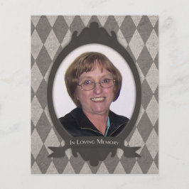 anúncio do serviço memorial