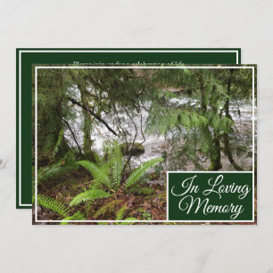 Anúncio do Serviço Memorial do Rio Floresta