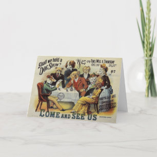 Anúncio do Vintage Dog Show,