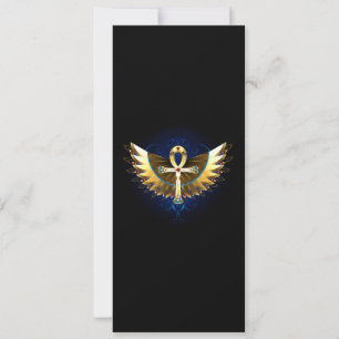Anúncio Dourada Ankh com Asas