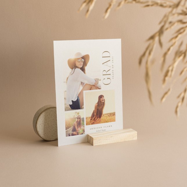 Anúncio Dourado de Colagem de Fotografias do Tipo  (Criador carregado)