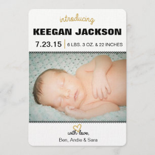 Anúncio Dourado do nascimento do brilho