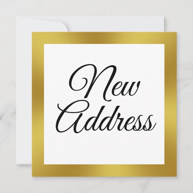 Anúncio Dourado e Branco (Frente)