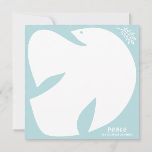 Anúncio Dove of Peace - Frost Greeting Card
