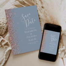 Dusty Blue Rose Gold Salve a Data