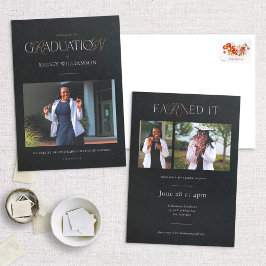 Anúncio e Convite de Formando de Grau de Enfermage