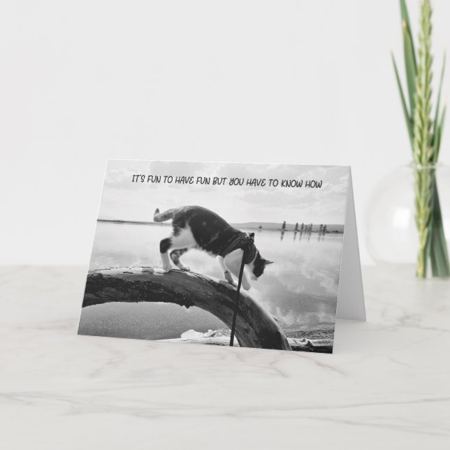 Anúncio É divertido divertir-se, notório (Frente)