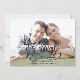 Anúncio É o casamento oficial da caligrafia