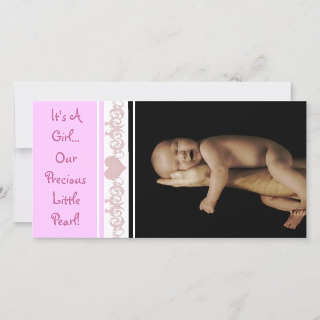 Anúncio É uma garota... Nossa pérola Precioso (Frente)