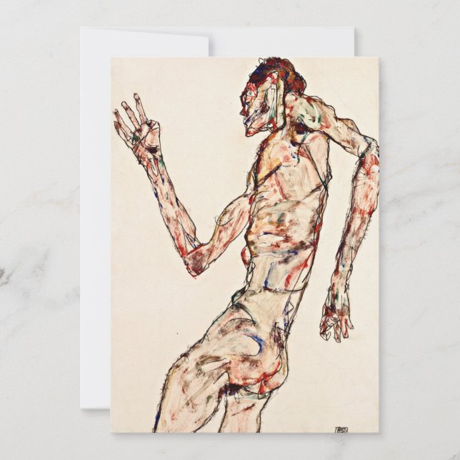 Anúncio Egon Schiele - O Dançarino (Frente)
