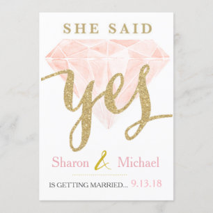 Anúncio Ela disse sim, Link Diamond