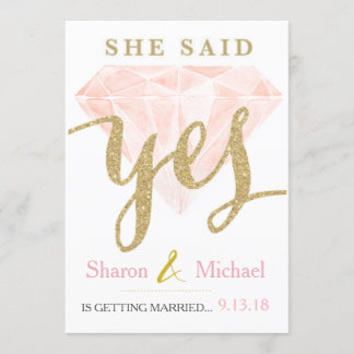 Anúncio Ela disse sim, Link Diamond