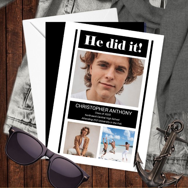 Anúncio Ele Fez Isso Com Uma Formatação Mínima De BW. (Criador carregado)